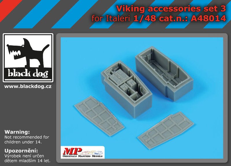 A48014 1/48 Viking accessories set N°3 Blackdog
