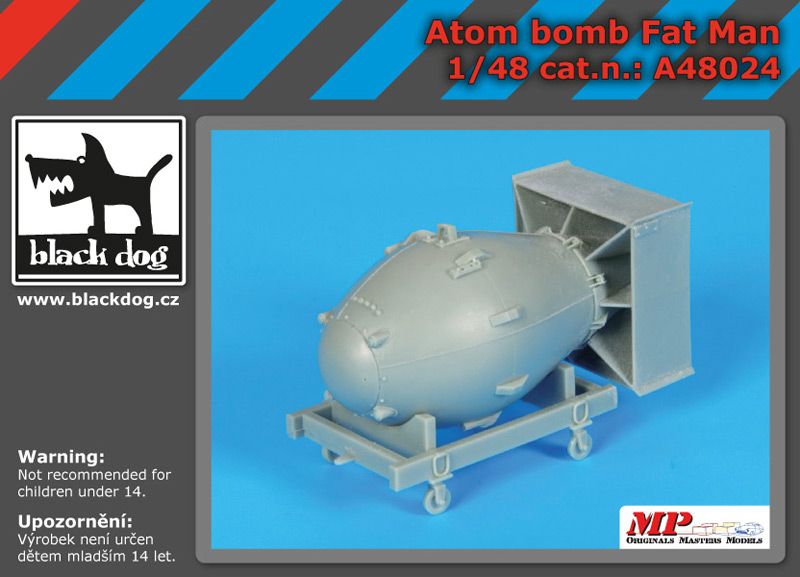 A48024 1/48 Atom bomb Fat Man Blackdog