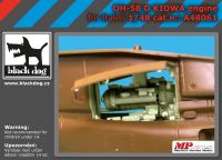 A48061 1/48 OH-58 D Kiowa engine Blackdog