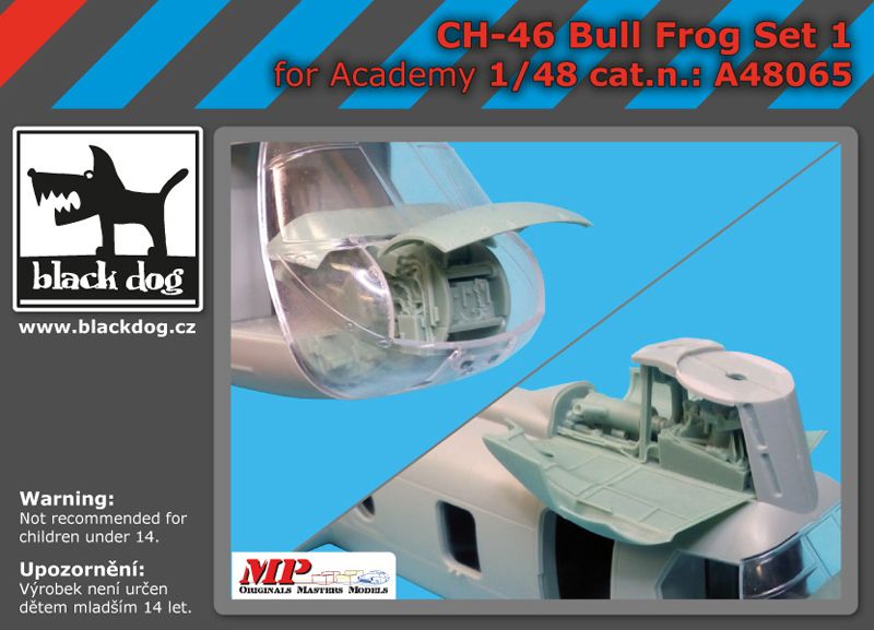 A48065 1/48 CH-46 Bull Frog set 1 Blackdog