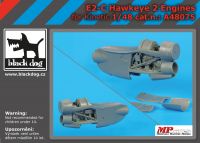 A48075 1/48 E-2 C Hawkeye 2 engines Blackdog