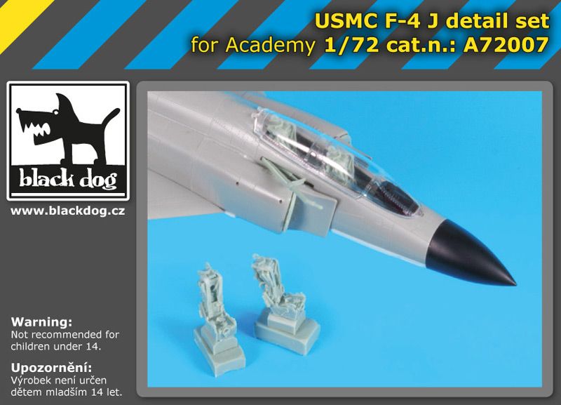 A72007 1/72 USMC F4J detail set Blackdog