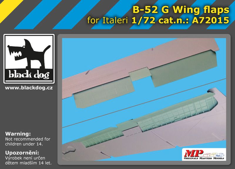 A72015 1/72 B-52 G wing flaps Blackdog