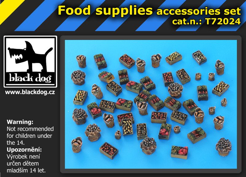 T72024 1/72 Food supplies accessories set Blackdog
