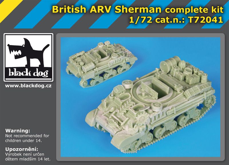 T72041 1/72 British ARV Sherman Blackdog
