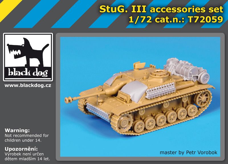 T72059 1/72 Stug III accessories set Blackdog