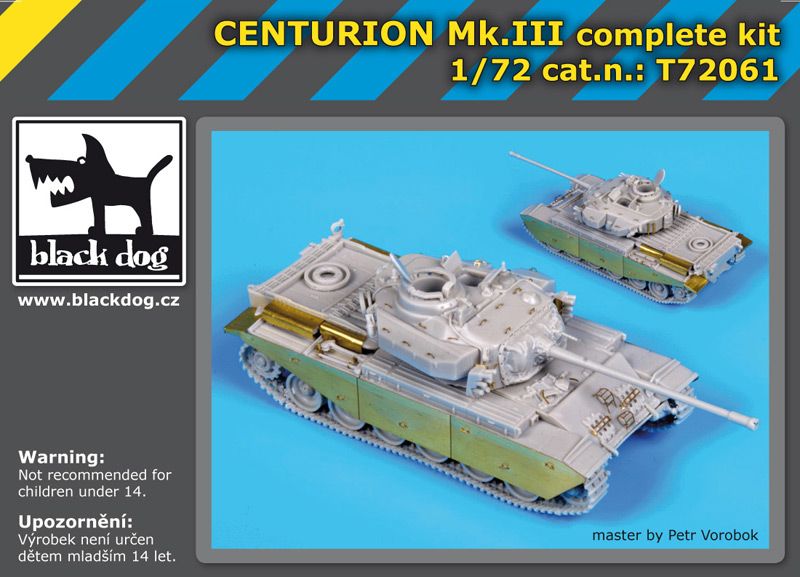 T72061 1/72 Centurion Mk III complete kit Blackdog