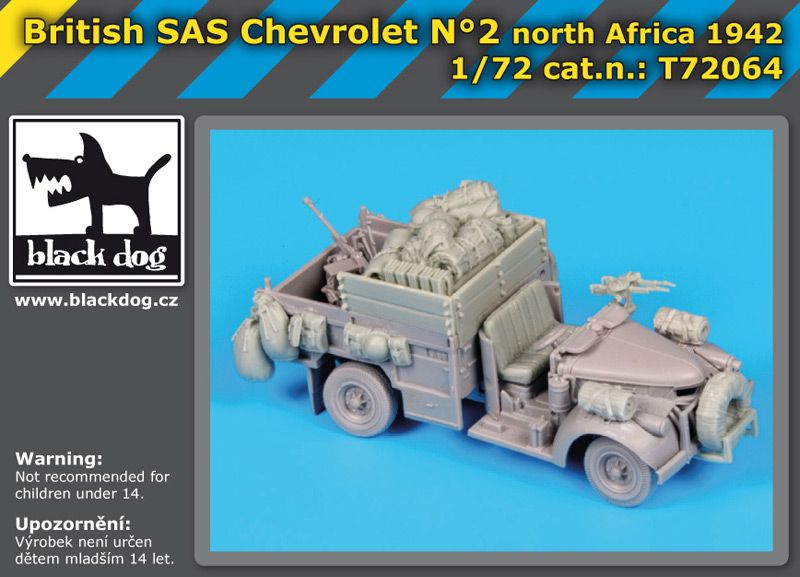 T72064 1/72 British SAS chevrolet N Blackdog