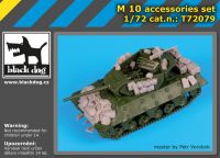 T72079 1/72 M-10 accessories set Blackdog