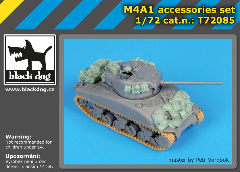 T72085 1/72 M4A1 accessories set Blackdog