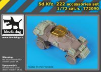 T72090 1/72 Sd.Kfz 222 accessories set Blackdog