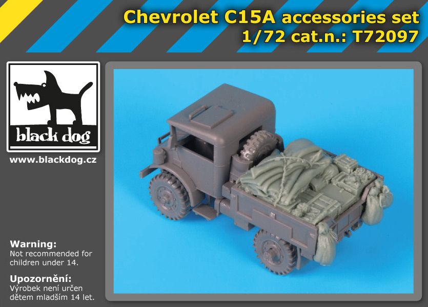 T72097 1/72 Chevrolet C15A accessories set Blackdog
