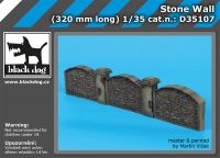 D35107 1/35 Stone wall Blackdog