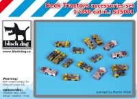 S350001 1/350 Deck tractors accessories set Blackdog
