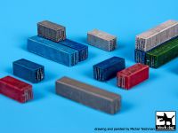 S700007 1/700 Transport containers Blackdog