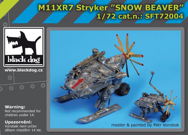 SFT72004 M11XR7 Stryker snow beaver Blackdog