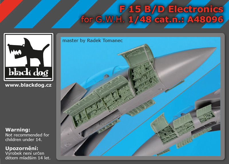 A48096 1/48 F-15 B/D electronics Blackdog