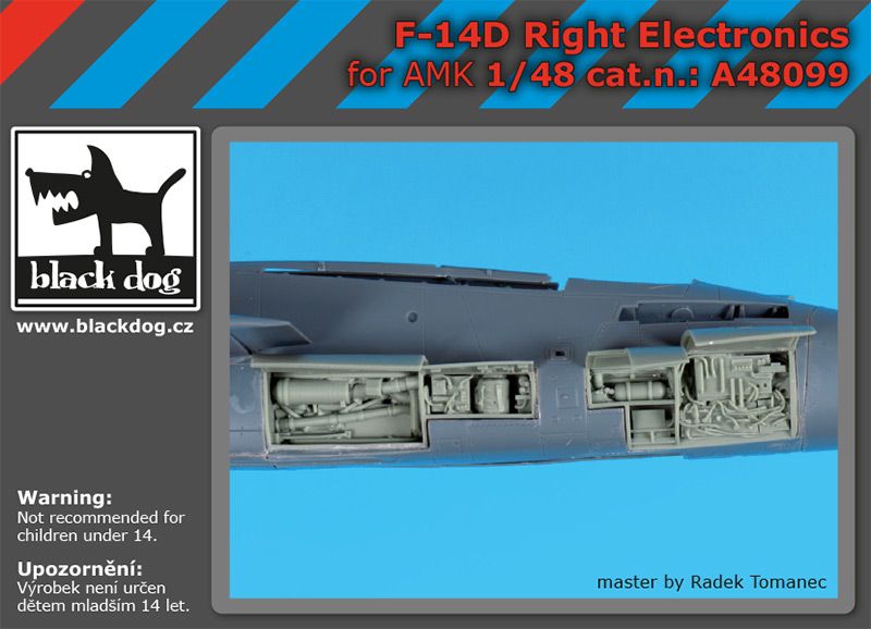 A48099 1/48 F-14 D right electronics Blackdog