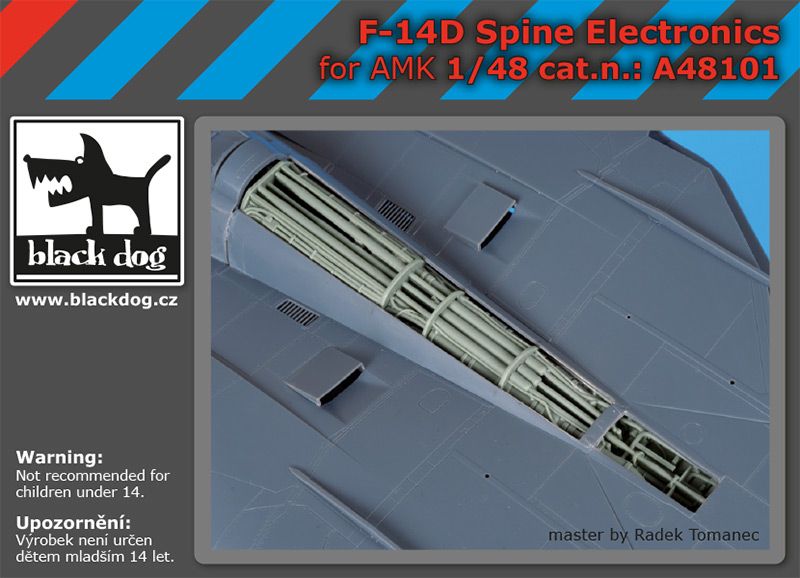 A48101 1/48 F-14 D spine electronics Blackdog