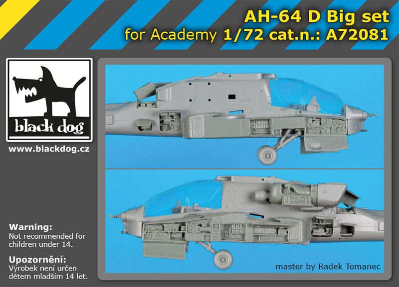 A72081 1/72 AH-64 D big set Blackdog
