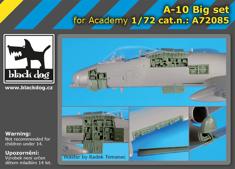 A72085 1/72 A-10 Big set Blackdog