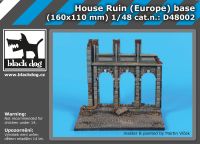 D48002 1/48 House ruin (Europe) base Blackdog