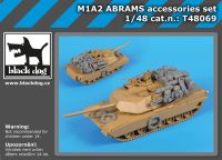 T48069 1/48 M1A2 Abrams accessories set Blackdog