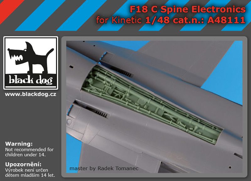 A48111 1/48 F-18 C spine electronic Blackdog