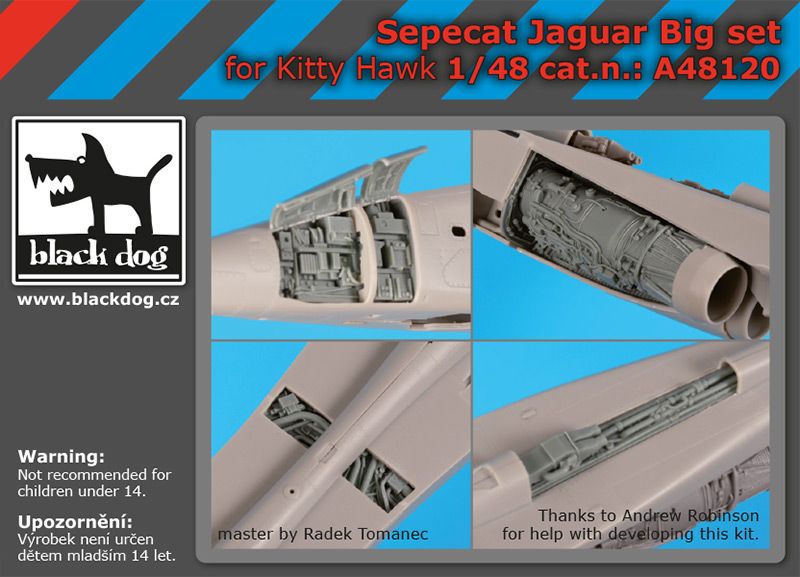 A48120 1/48 Sepecat Jaguar big set Blackdog