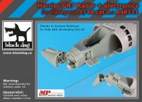 A48121 1/48 Harrier GR 7 radar+electronics Blackdog