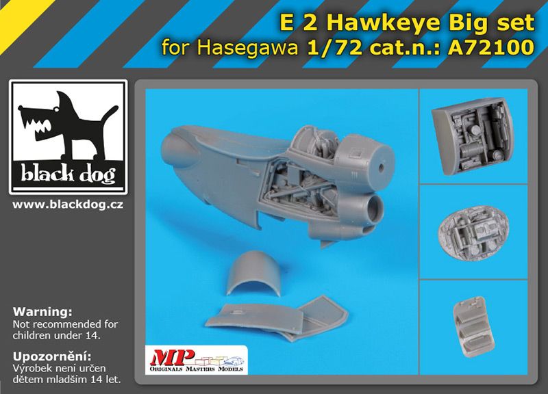 A72100 1/72 E-2 Hawkeye big set Blackdog