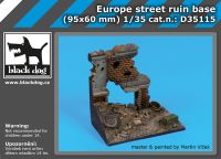 D35115 1/35 Europe street ruin base
