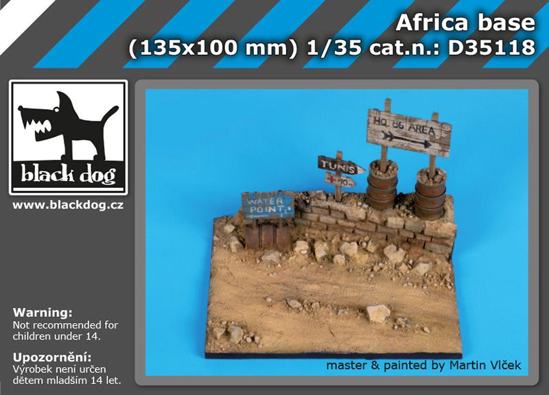 D35118 1/35 Africa base Blackdog