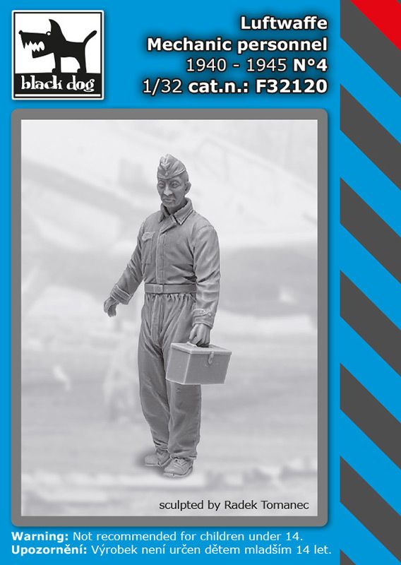 F32120 1/32 Luftwaffe mechanic personnel N°4 Blackdog