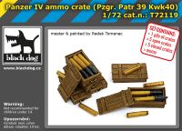 T72119 1/72 Panzer IV ammo crate Blackdog