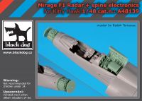 A48139 1/48 Mirage F1 radar+spine electronic Blackdog