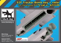 A72109 1/72 S2F Tracker bomb bay+radar Blackdog
