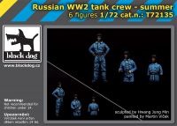 T72135 1/72 Russian WW II tank crew summer