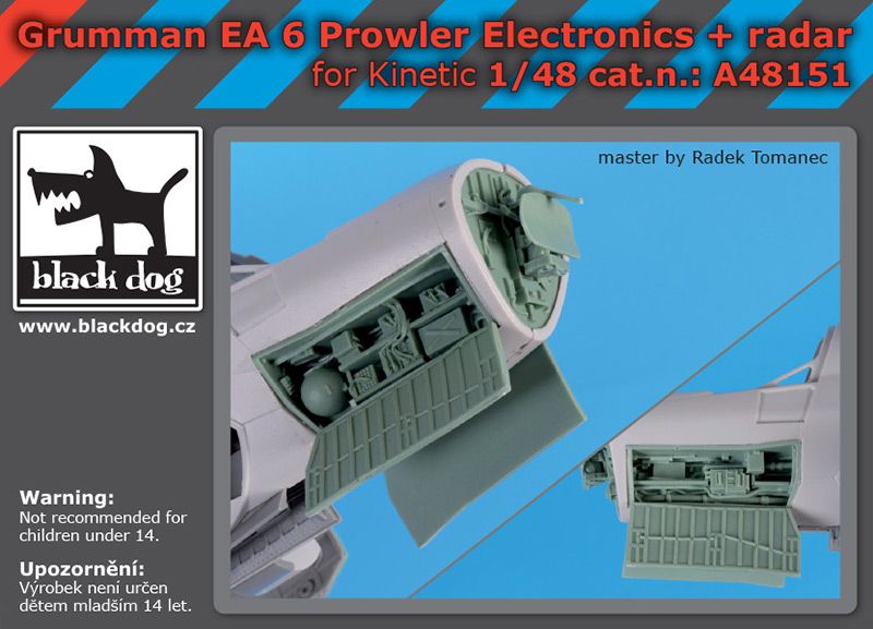 A48151 1/48 Grumman EA 6 Prowler electronics radar