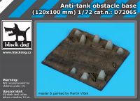 D72065 1/72 Anti-tank obstacle base