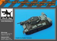 T35243 1/35 T34/76 1943 production model accessories set Blackdog