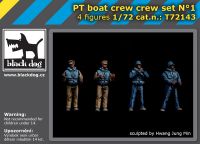 T72143 1/72 PT boat crew set N°1 Blackdog