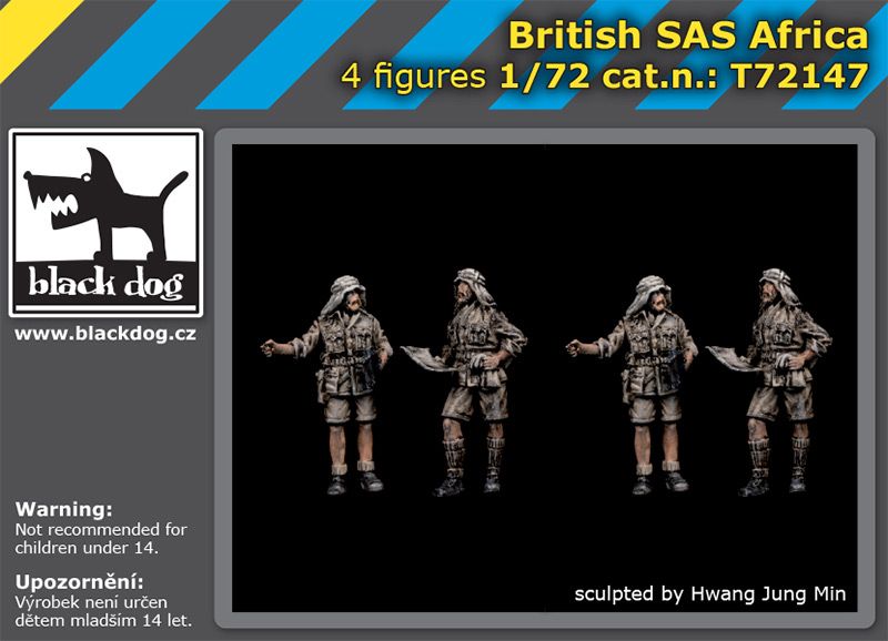 T72147 1/72 British SAS Africa Blackdog