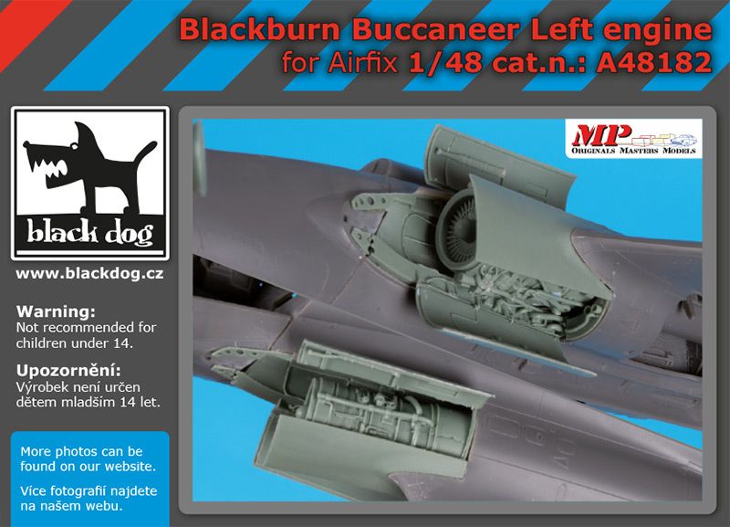 A48182 1/48 Blackburn Buccaneer left engine Blackdog