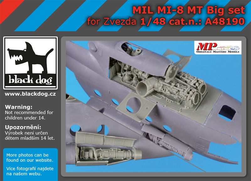 A48190 1/48 Mil Mi 8 MT big set Blackdog