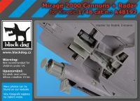 A48192 1/48 Mirage 2000 cannons +radar