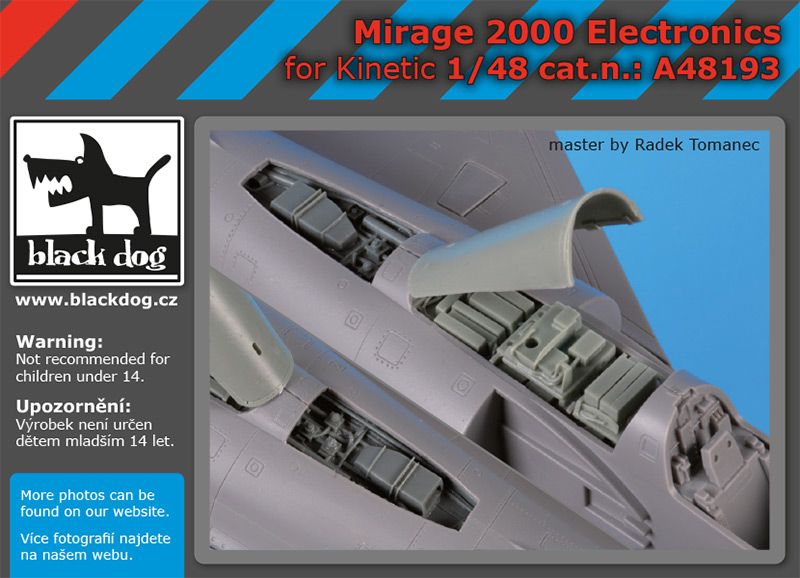 A48193 1/48 Mirage 2000 electronics Blackdog