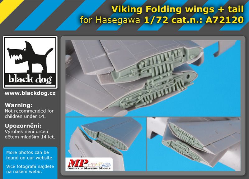 A72120 1/72 Viking folding wings+tail Blackdog