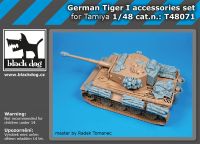 T48071 1/48 German Tiger I accessories set