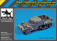 T72151 1/72 M4A1 Halftrack accessories Blackdog